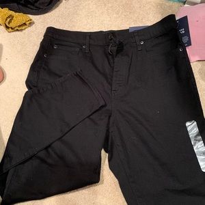 Gal black high rise skinny jeans